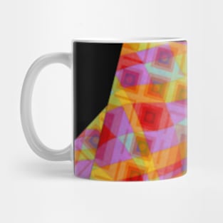 Groovy Rainbow Argyle Mug